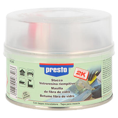 BETUME REPARAÇÃO FIBRA DE VIDRO BICOMPONENTE PRESTO 1KG