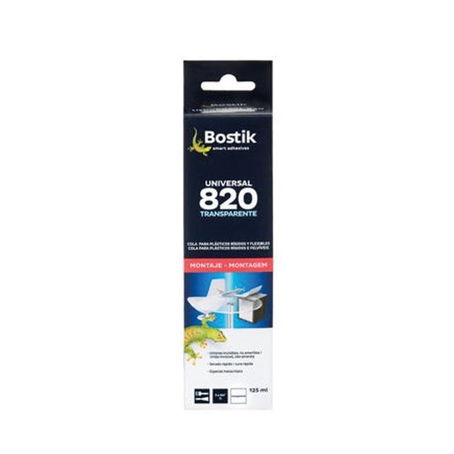 COLA DE CONTACTO UNIVERSAL 820 BOSTIK 125G TRANSPARENTE