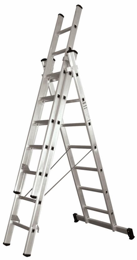 ESCADA TRANSFORMÁVEL 3LANCES 3X7 DEGRAUS