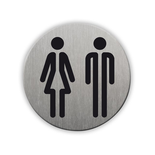 PLACA WC MISTO Ø9cm