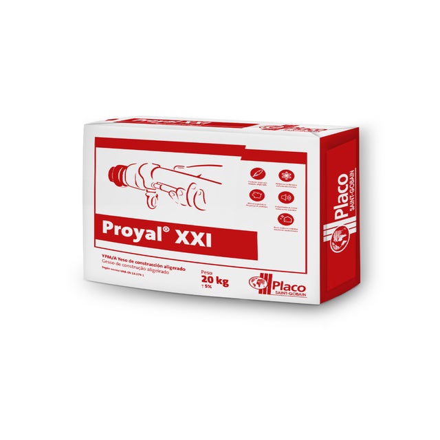 GESSO DE PROJECTAR PROYAL XXI SN 20KG