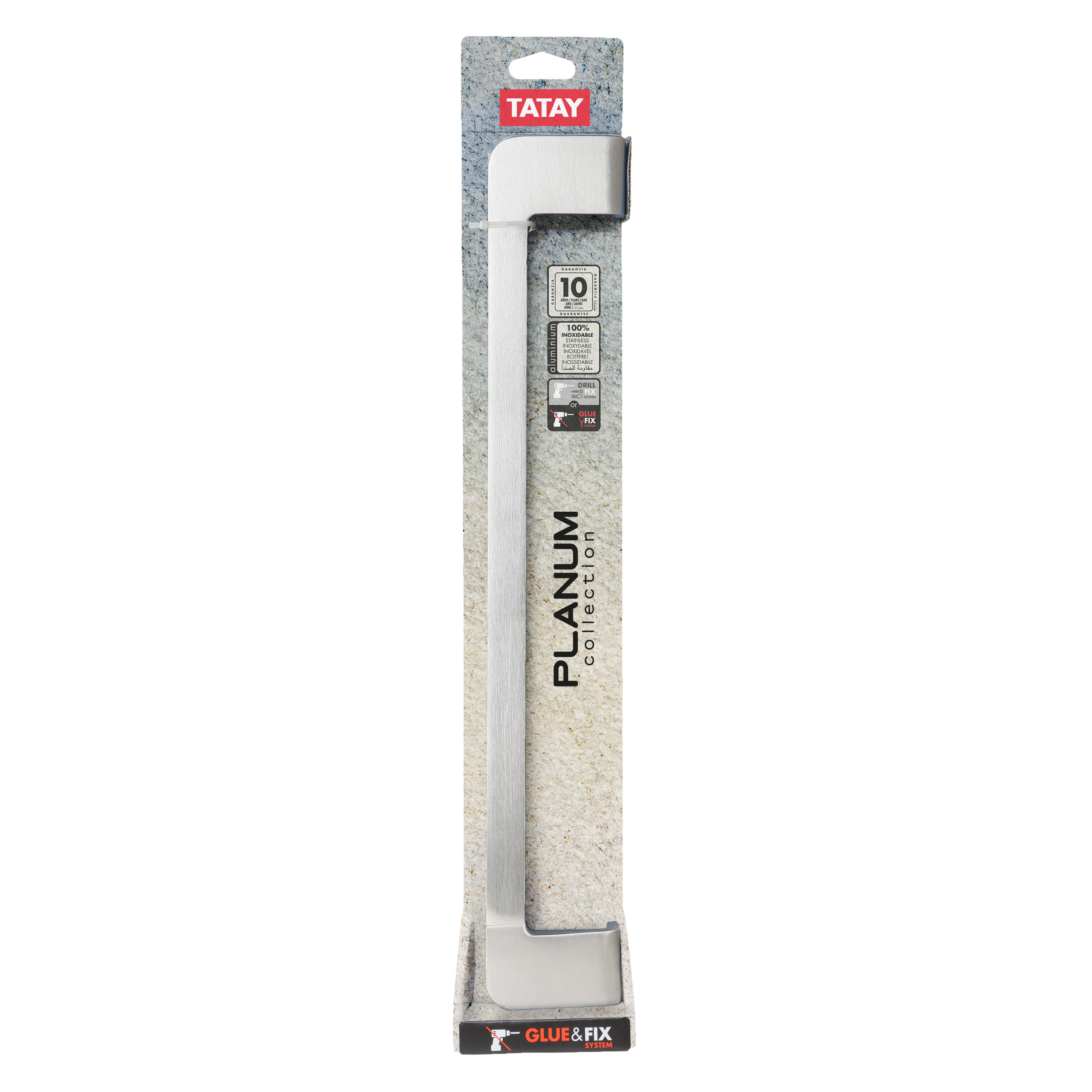 TOALLERO BARRA PLANUM CROMADO - 2