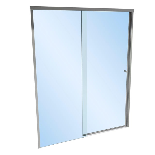 MAMPARA DE DUCHA FRONTAL CORREDERA DUSCHOLUX D0 PRO 110CM CROMO