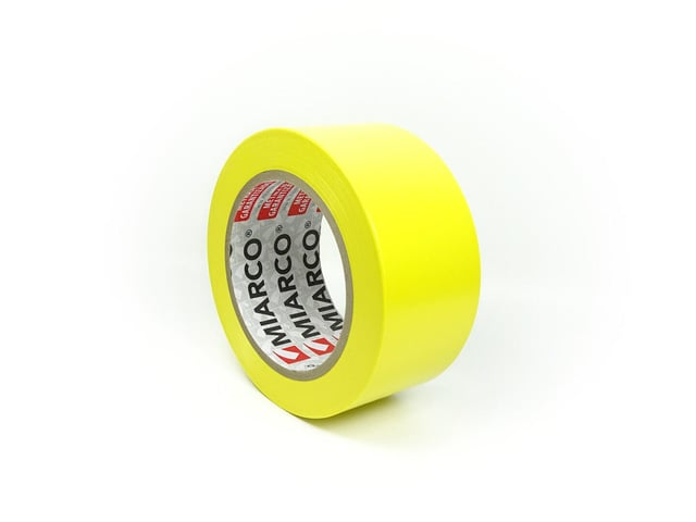FITA ADESIVA DE SINALIZAÇÃO EM PVC MIARCO 50MMX33M AMARELO