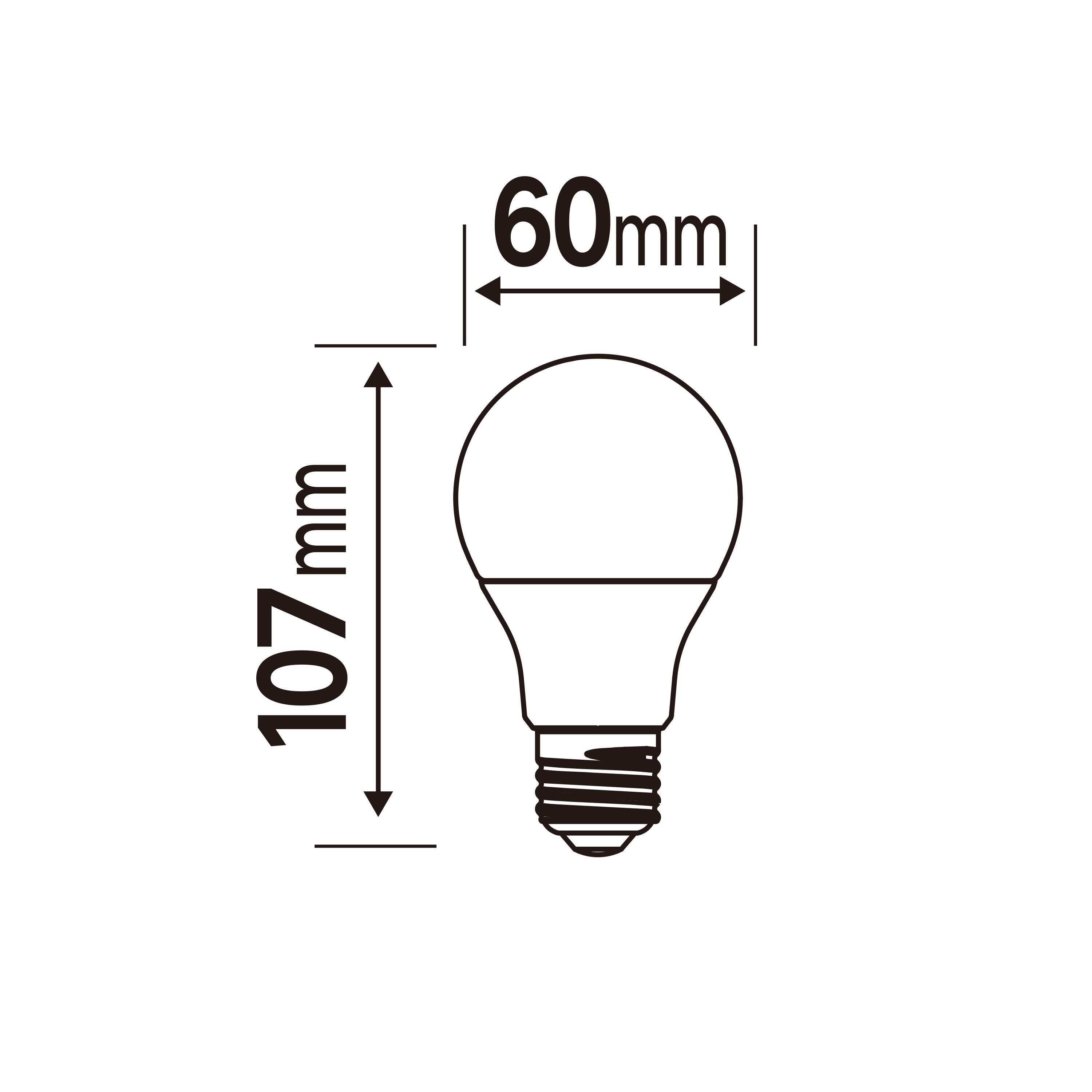 BOMBILLA LED E27 806LM 5.9W LUZ FRIA - 2