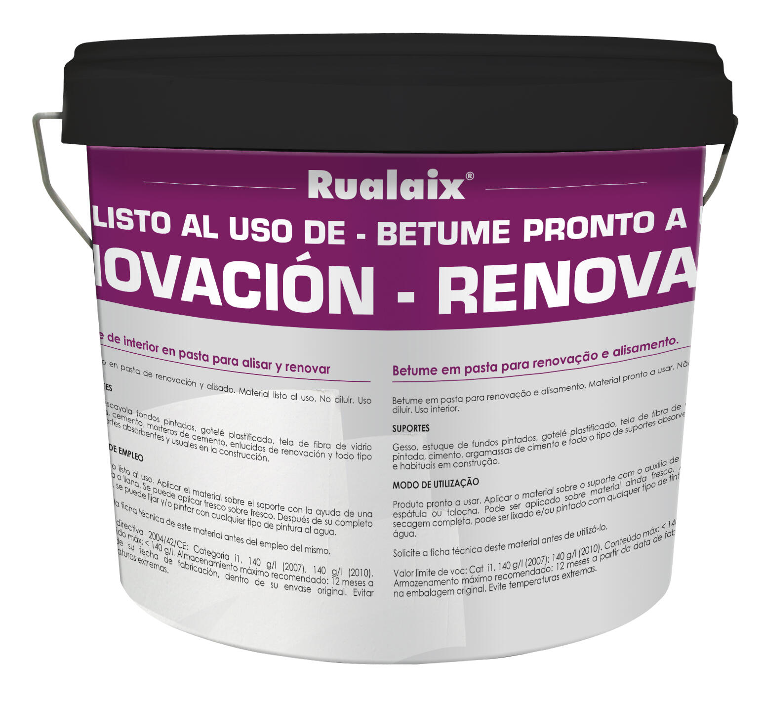 MASSA DE RENOVAÇÃO EM PASTA INTERIOR CAPA GROSSA BAIXENS 20KG - 2