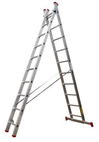 ESCADA TRANSFORMÁVEL 2LANCES 2X9 DEGRAUS