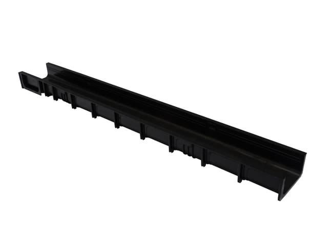 CANALETA ULMA130X65MM 1M SIN ANCLAJE NEGRO - 1