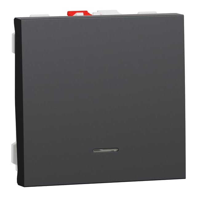 PULSADOR ANCHO SERIE NEW UNICA ANTRACITA