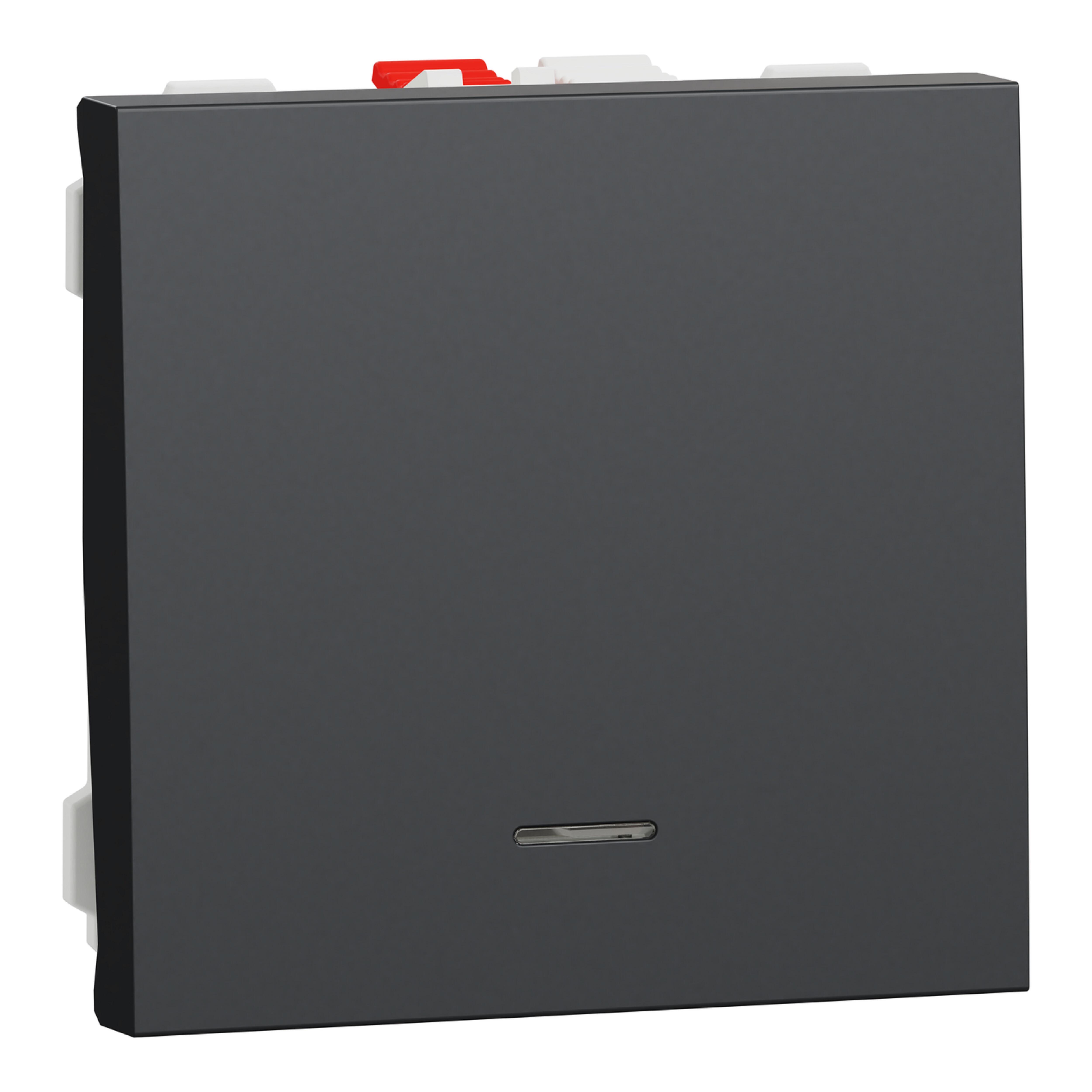 CONMUTADOR ANCHO SERIE NEW UNICA ANTRACITA - 2