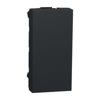 TAPA CIEGA ESTRECHO SERIE NEW UNICA ANTRACITA - 1