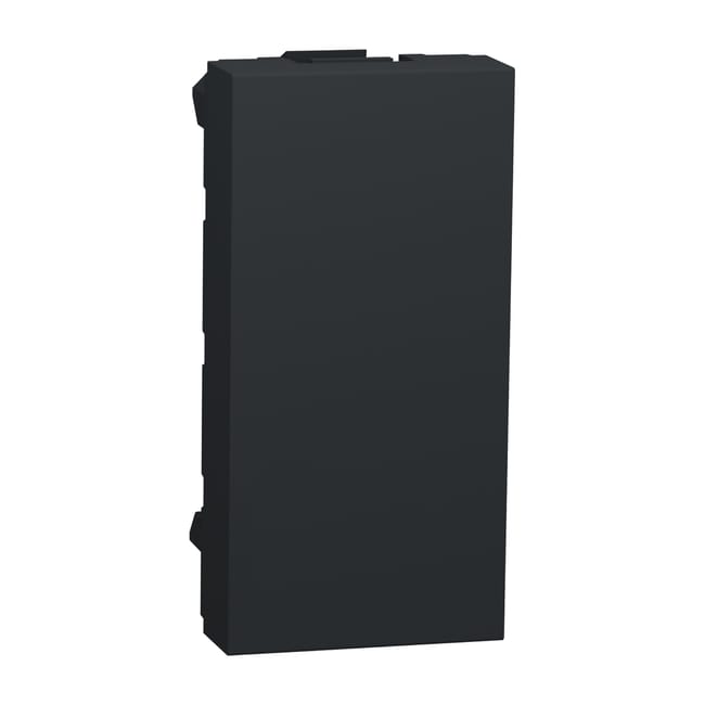 TAPA CIEGA ESTRECHO SERIE NEW UNICA ANTRACITA - 1