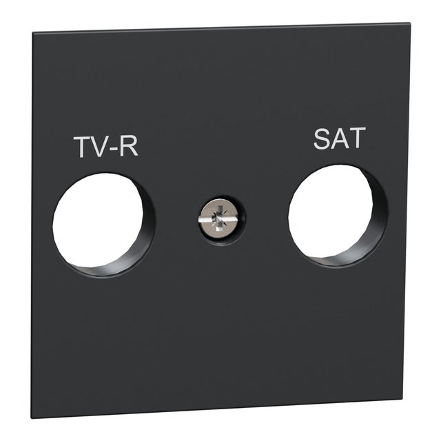 TAPA R-TV/SAT SERIE NEW UNICA ANTRACITA