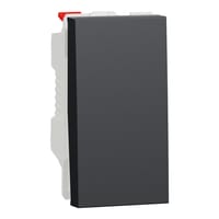 PULSADOR ESTRECHO SERIE NEW UNICA ANTRACITA - 1