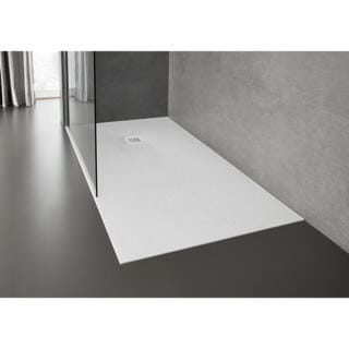 PLATO DE DUCHA DE RESINA ROCA 80X140CM BLANCO - 1