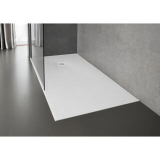 PLATO DE DUCHA DE RESINA ROCA 80X140CM BLANCO