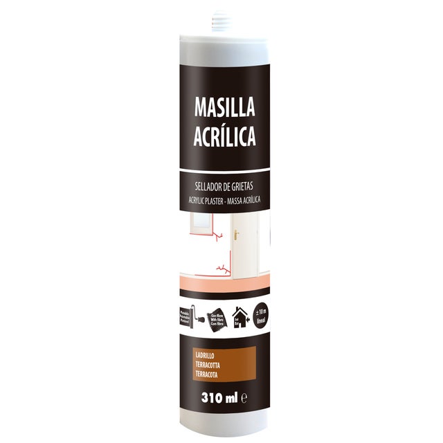 SELANTE ACRÍLICO PARA JUNTAS 310ML VERMELHO TIJOLO