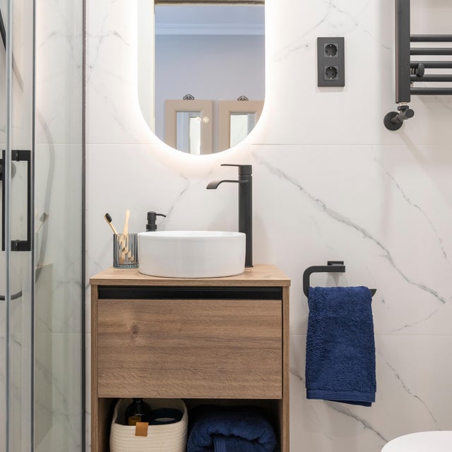 Baño pequeño moderno