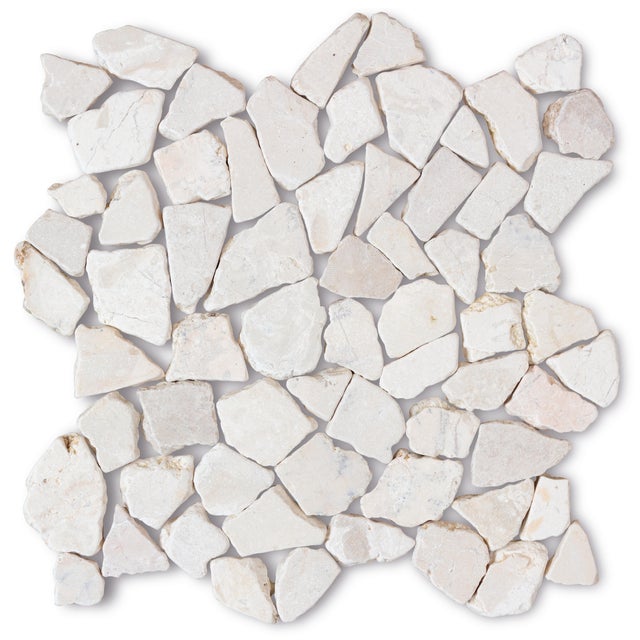PASTILHA DECO GALET LISA MARFIM 30X30CM