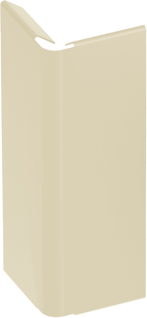 Jonction angle sortant pour profils de finition aluminium, Beige RAL 1013, 100mm - 2