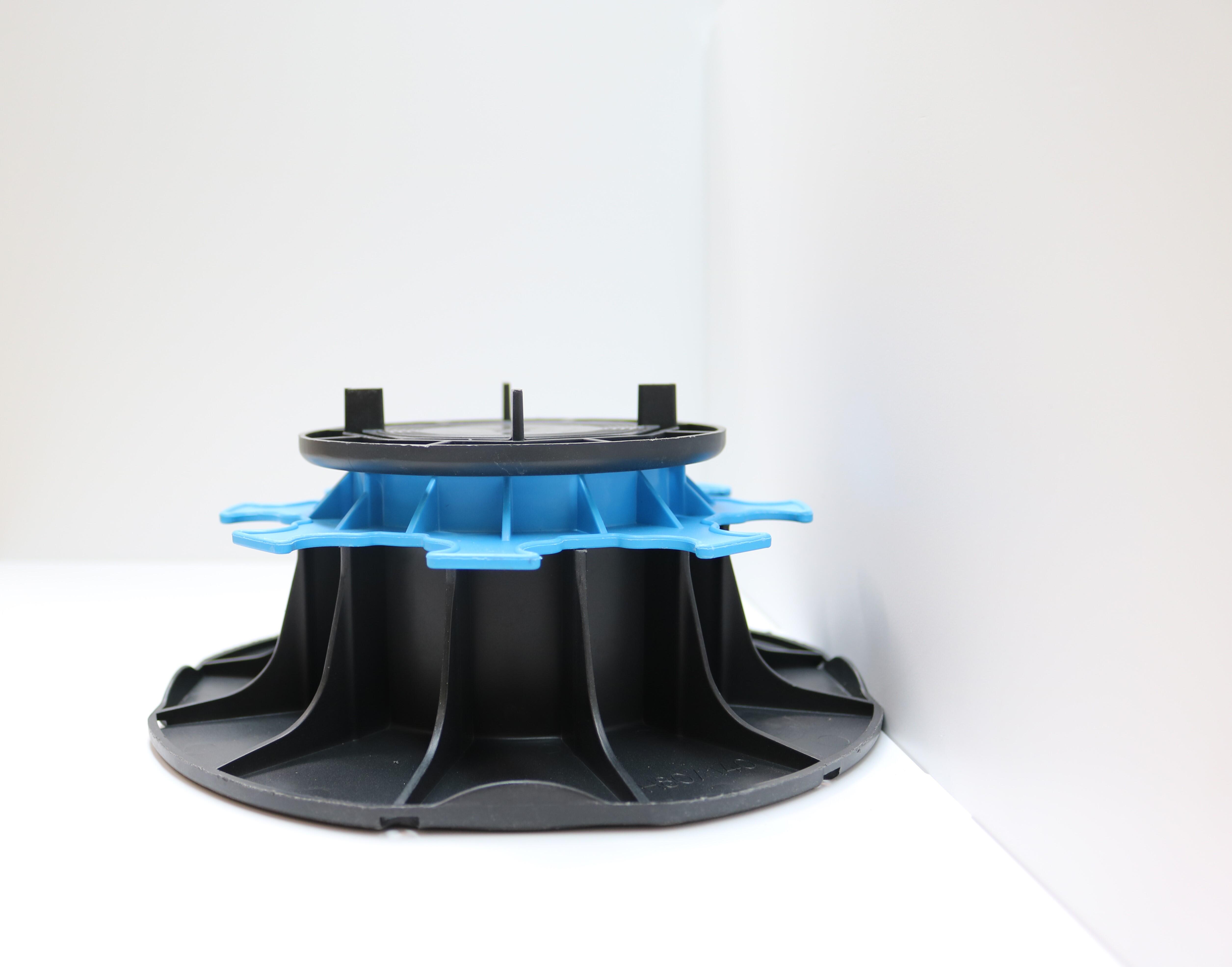 Lot de 8 plots pour dalles 100% Recyclés, H. 50 à 80 mm - 2