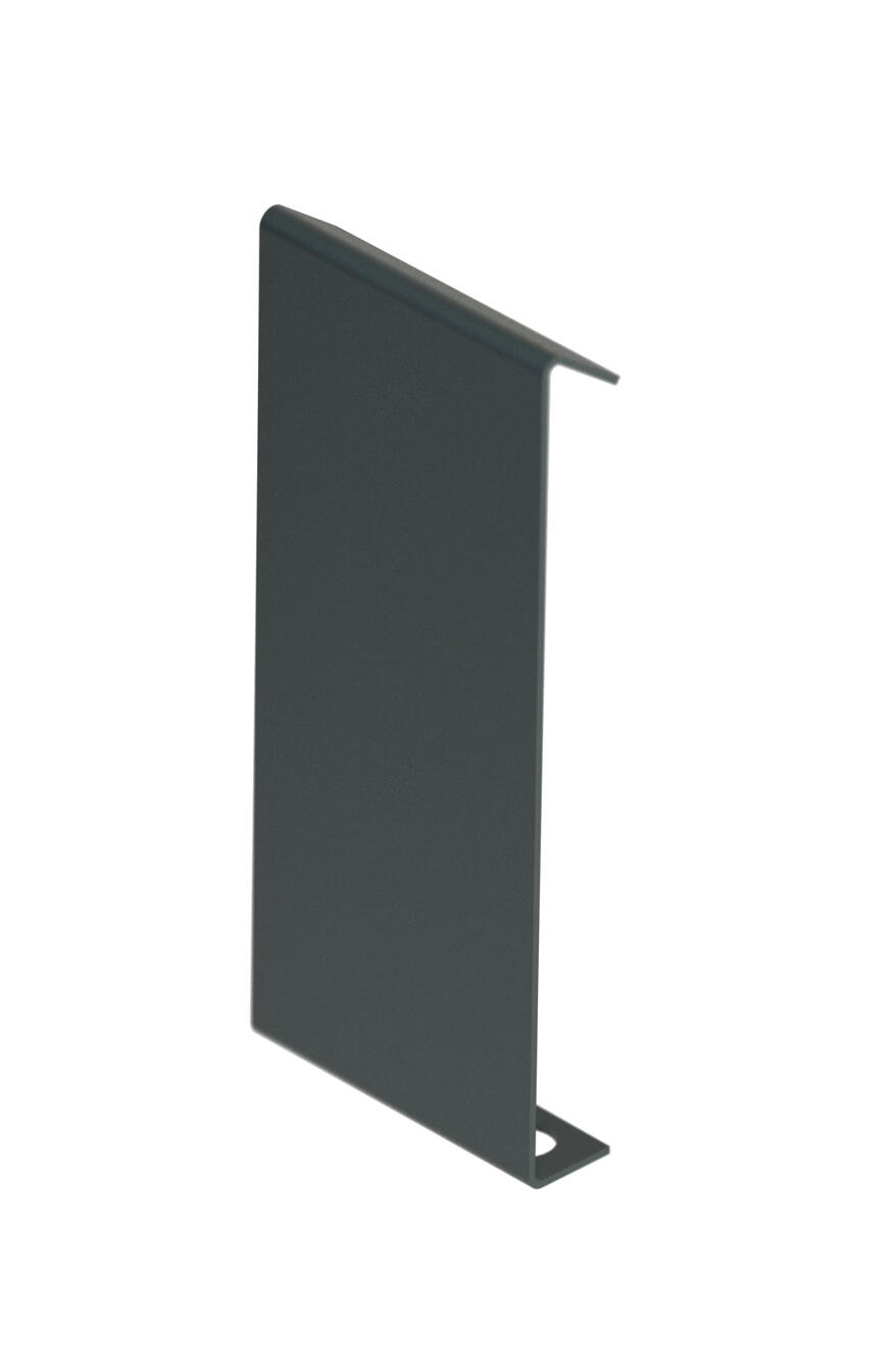 Jonction droite pour profils de finition aluminium, Gris RAL 7016, 70mm - 2