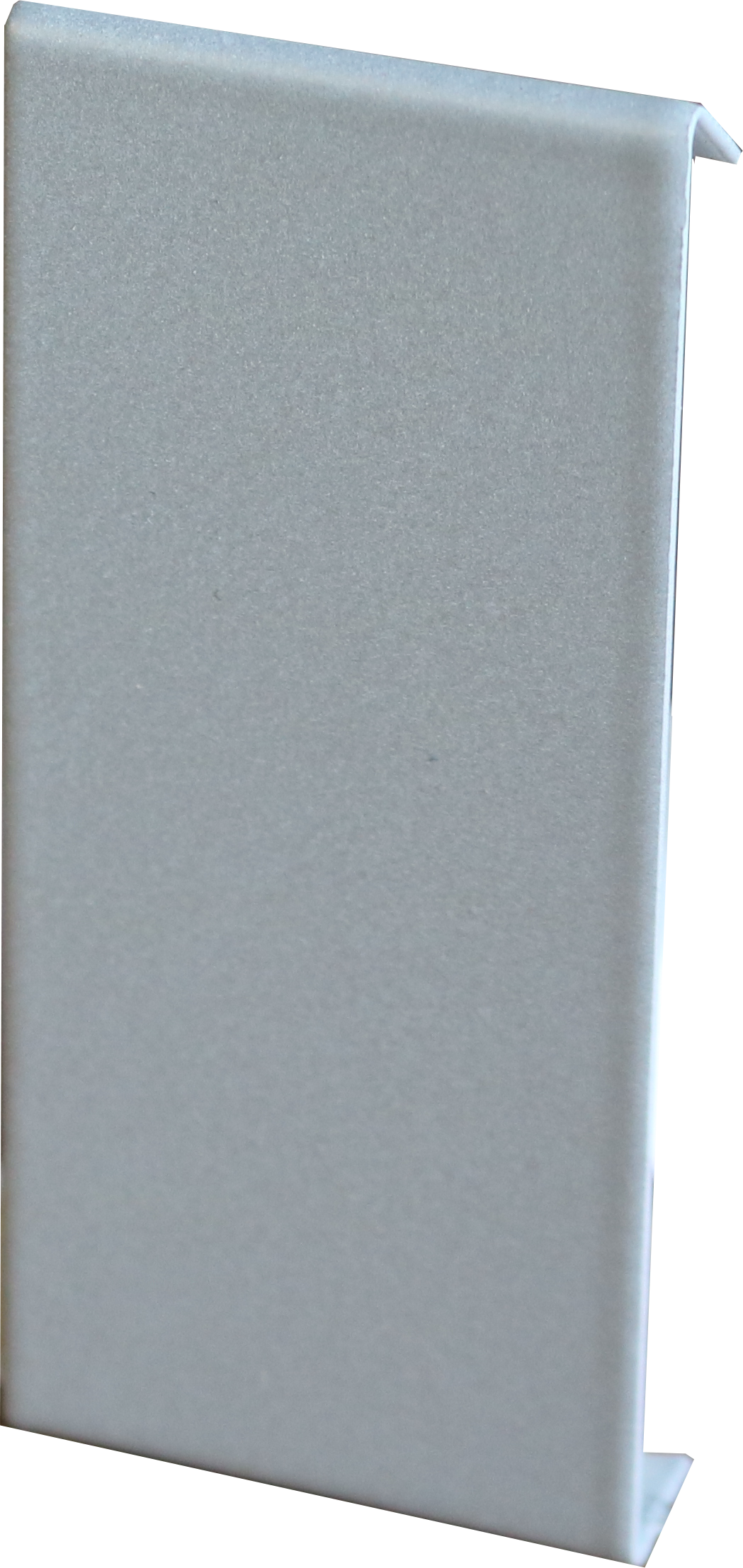 Jonction droite pour profils de finition aluminium, Gris alu, 70mm - 2