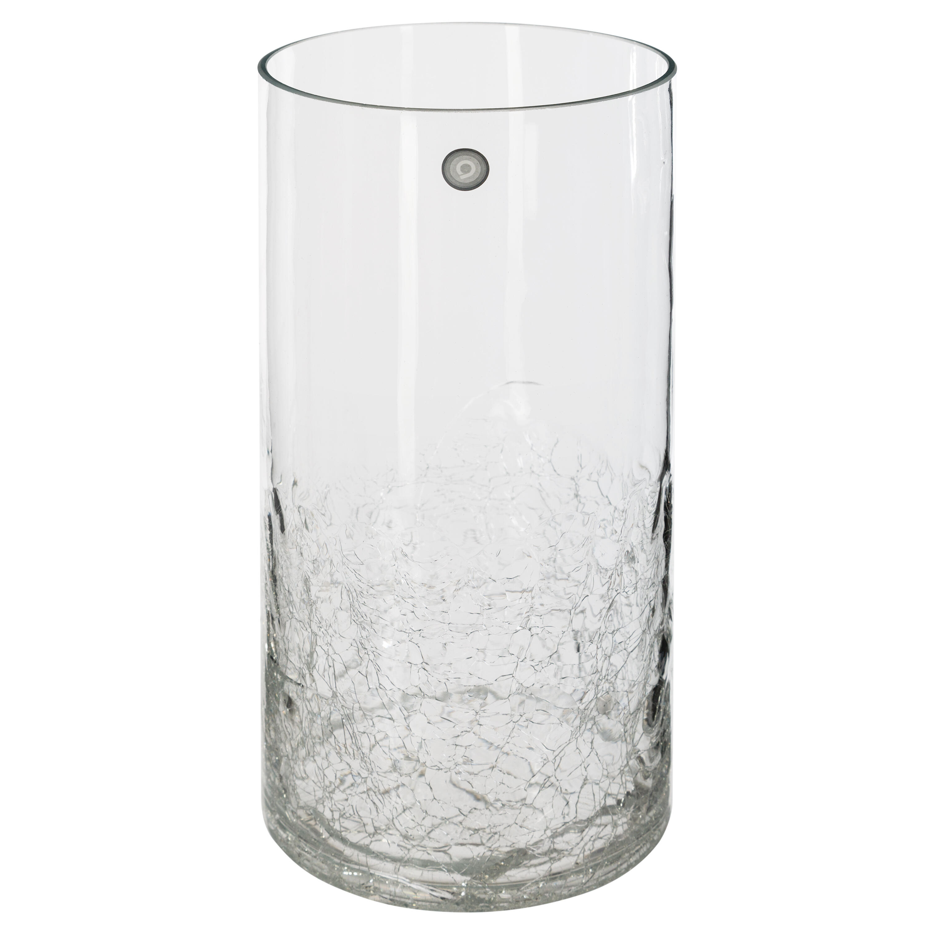 Vase décoratif verre, multicouleur l.14.8 x H.30.3 cm, Diam.14.8 cm - 3