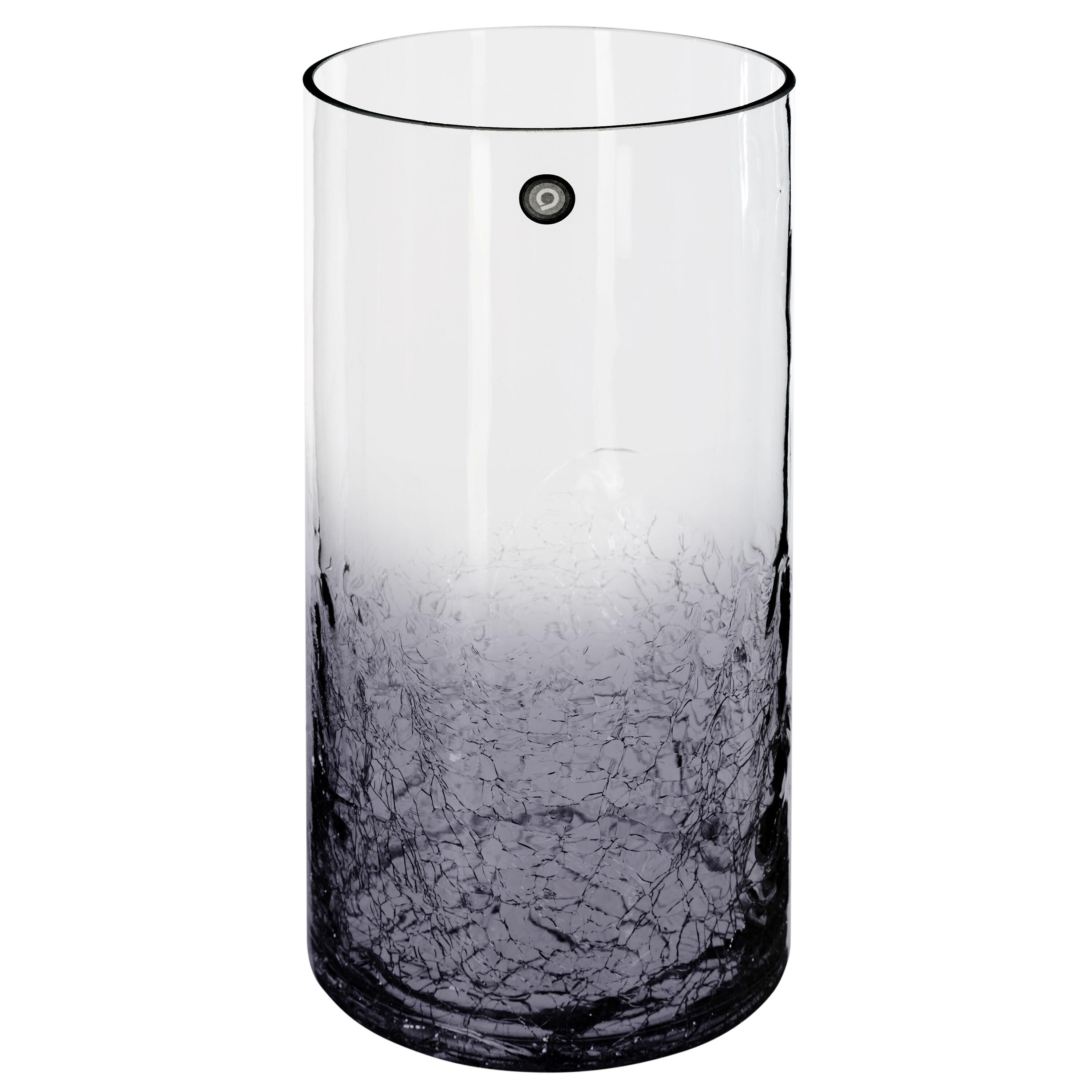 Vase décoratif verre, multicouleur l.14.8 x H.30.3 cm, Diam.14.8 cm - 2