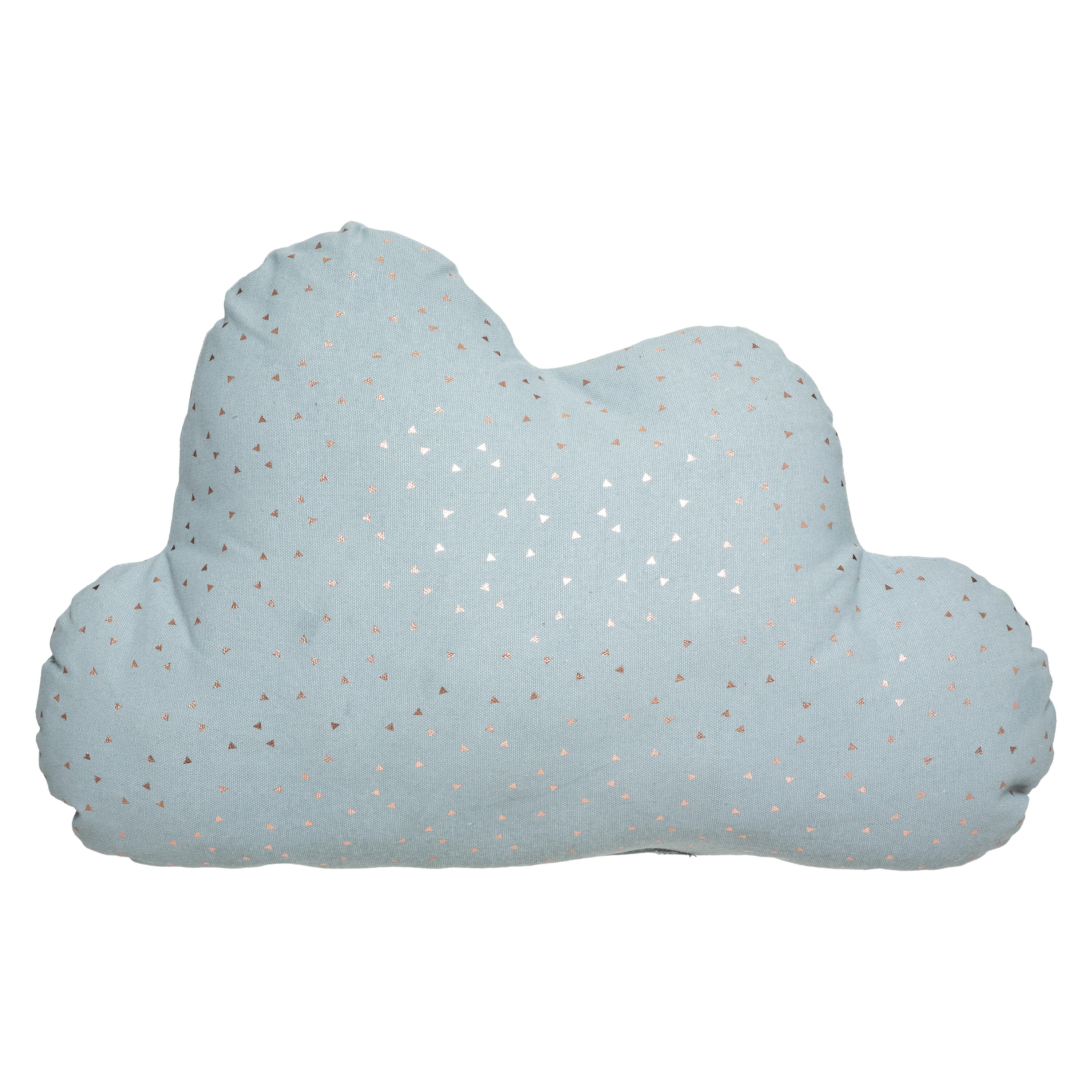 Coussin, bleu gris l.45 x L.28 cm - 2