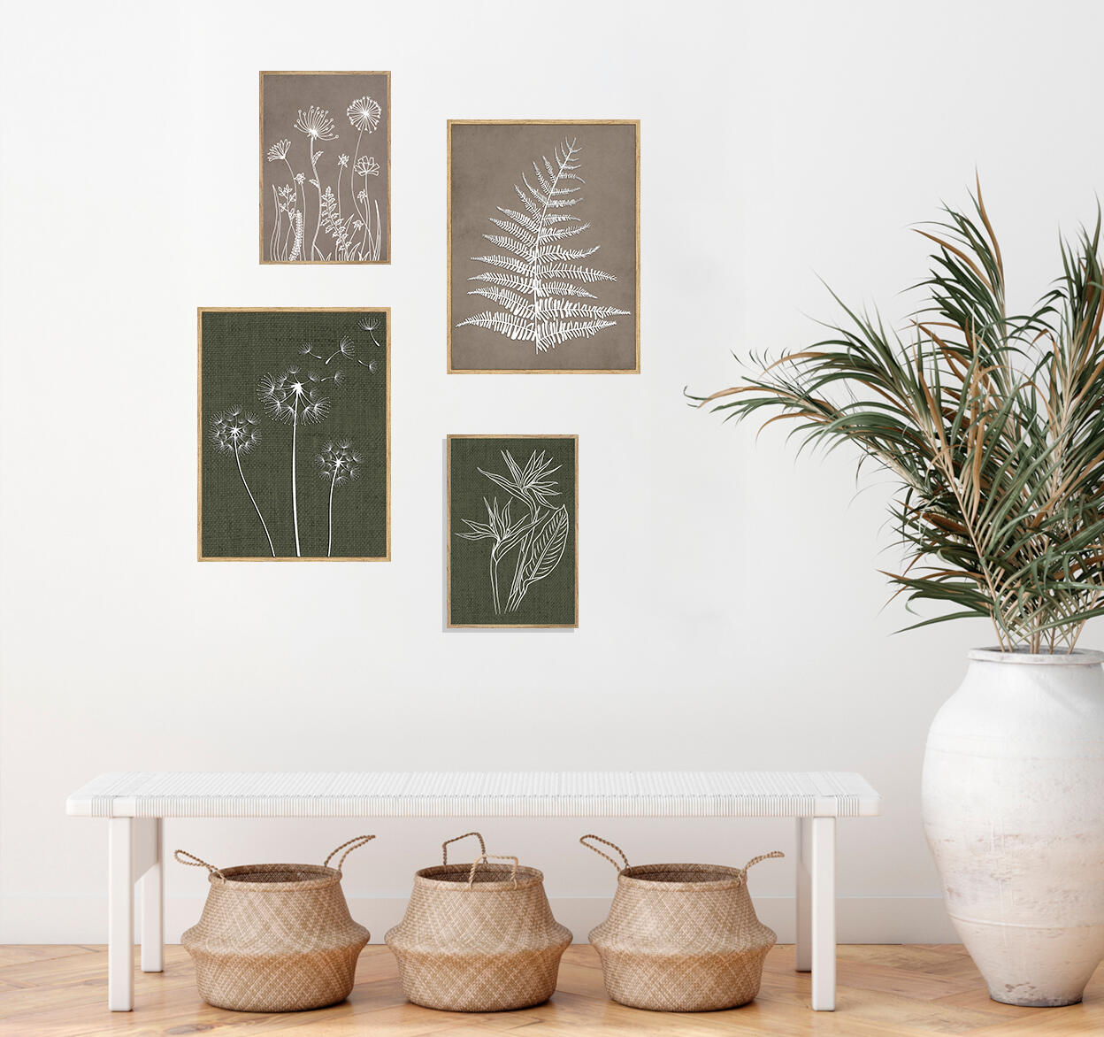 Quadro com moldura Deco Art relevo Flor 20x30 cm - 6