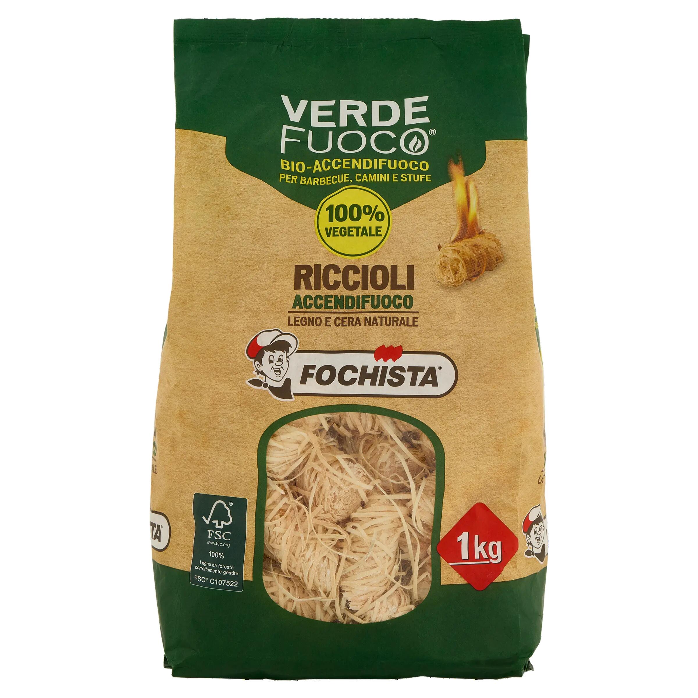 Accendifuoco A Ricciolo Naturale - 20pz, Per Forni E BBQ, Ecologico E Inodore - Foto 3