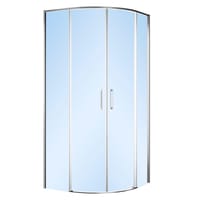 MAMPARA DE DUCHA CURVA TEKA INCA SLIM 80X80CM CROMO - 2