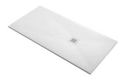 BASE DUCHE RESINA ANTIDERRAPANTE RETANGULAR 70x160 cm BRANCO - 3
