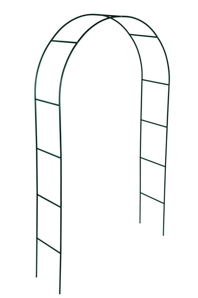 Pergola ogrodowa metalowa 140x37x240cm z łukiem DLH