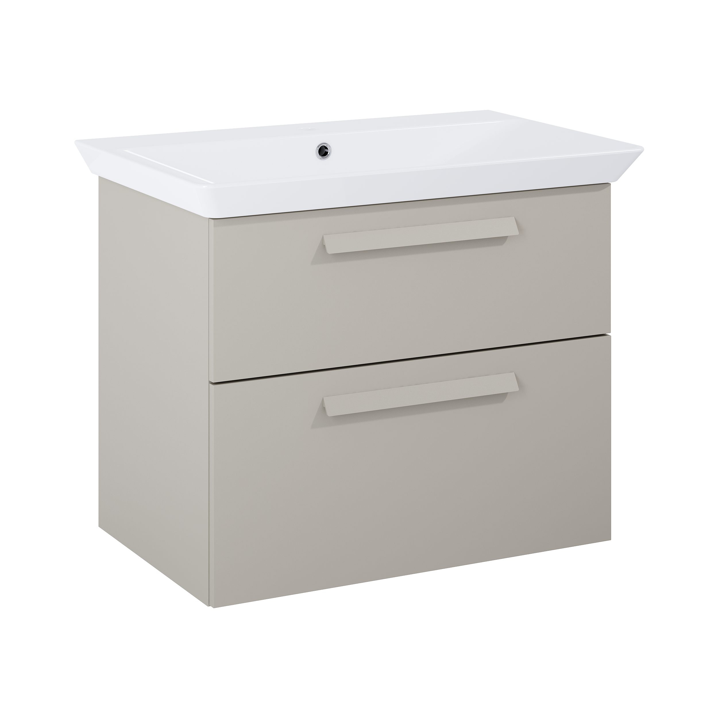 Szafka pod umywalkę wisząca Ness 71.6x46x59 cm beżowa Sensea