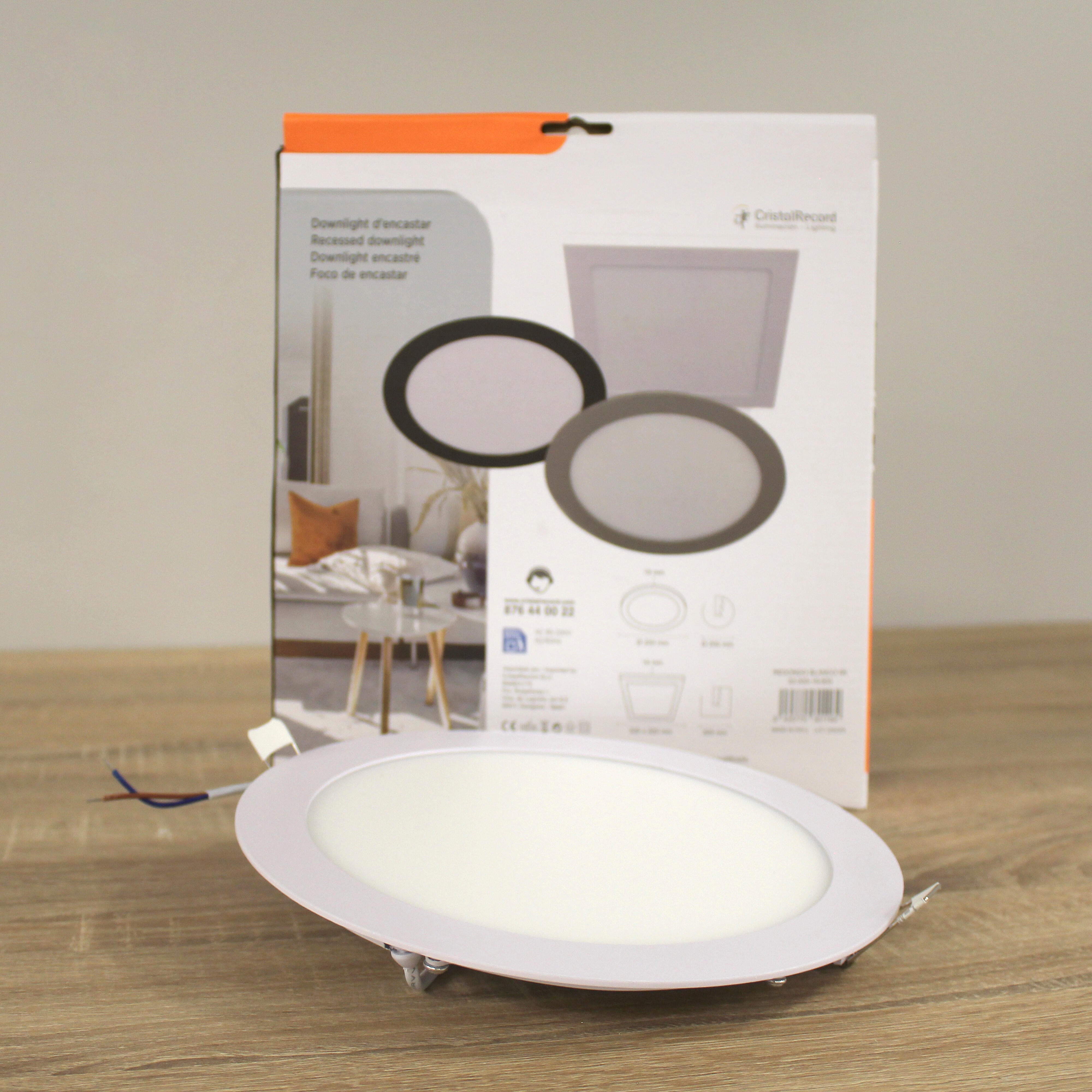 Foco incorporado com fonte de luz CRISTAL RECORD Módulo de LED 1800 lm - 7