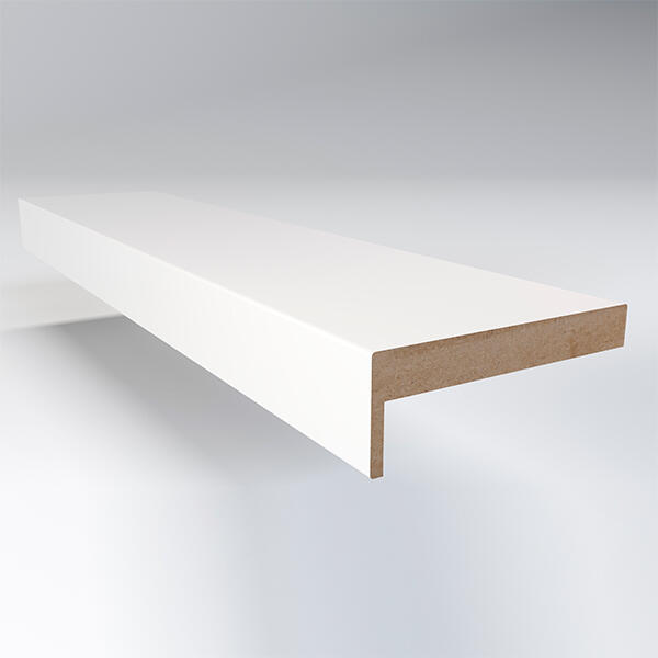 Pack guarnição de encaixe Setúbal branco 70X10 mm