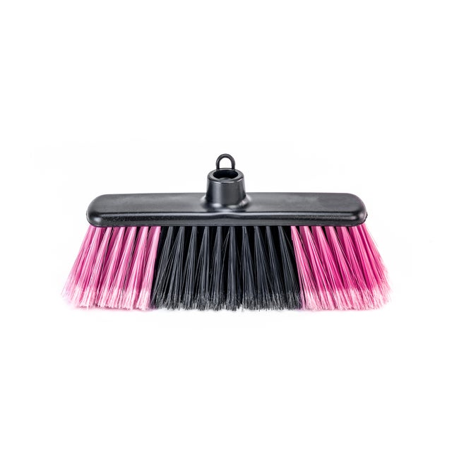 VASSOURA RETA COM SUPORTE SEM CABO POLIETILENO 24CM