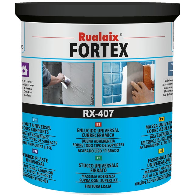 MASSA DE RENOVAÇÃO EM PASTA MULTIPERFÍCEIS FIBRADA INTERIOR EXTERIOR FORTEX BAIXENS 1KG