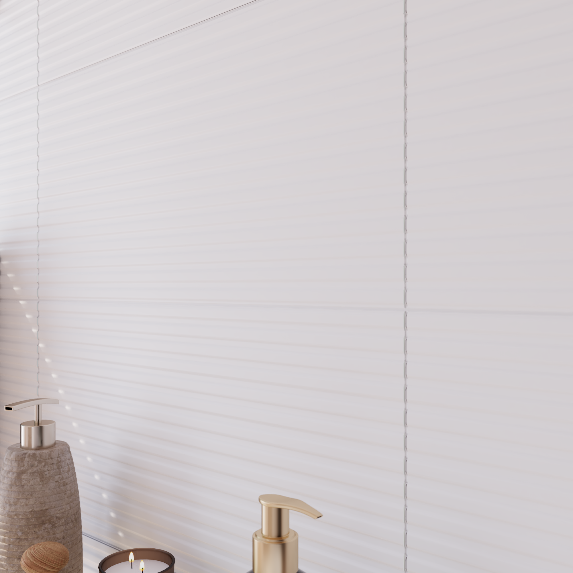 Glazura Arctic White 3D Mat 29.8x59.8 Artens - 6