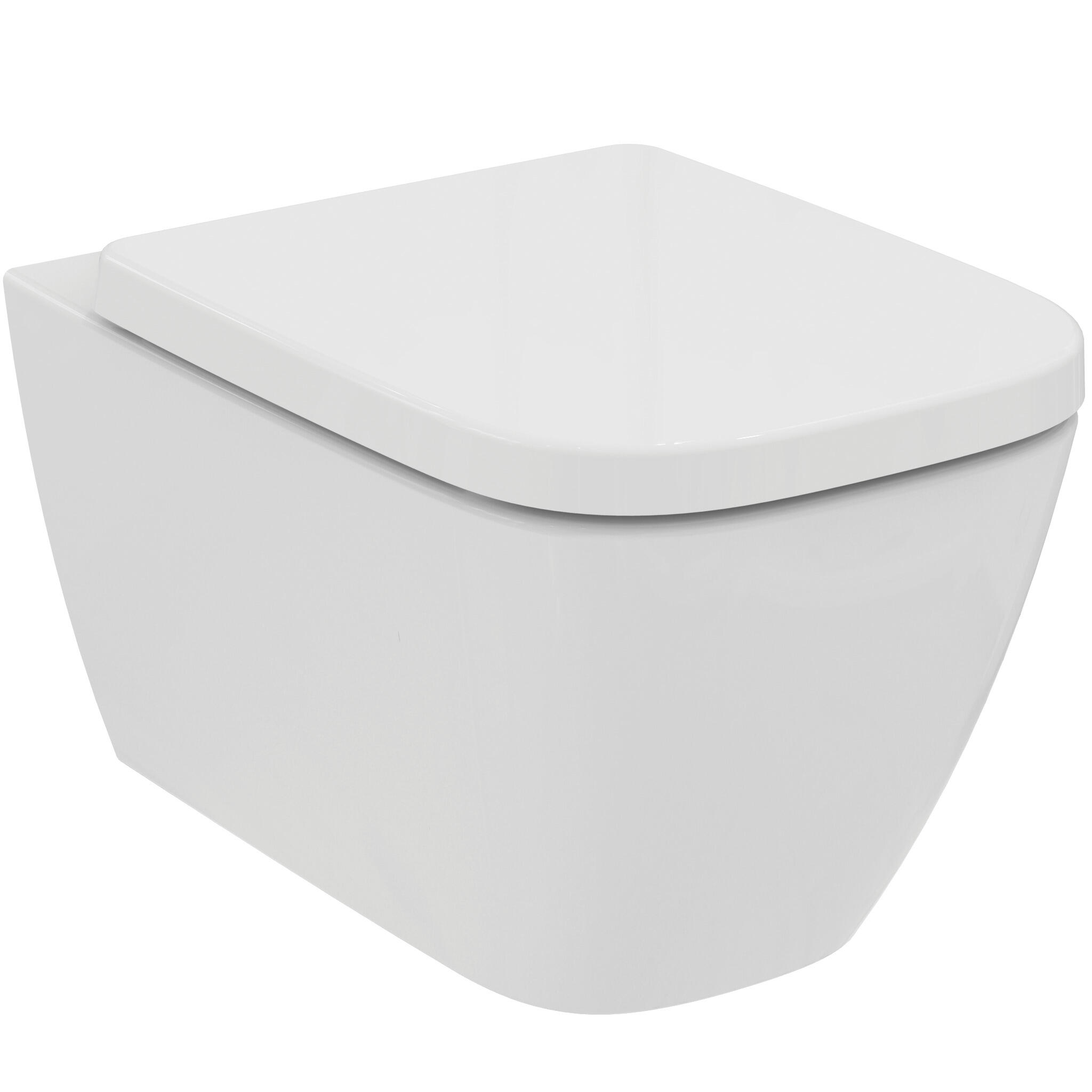 Vaso WC sospeso IDEAL STANDARD i.life b, sedile escluso P 54 x L 36 x H 34 cm bianco - 4