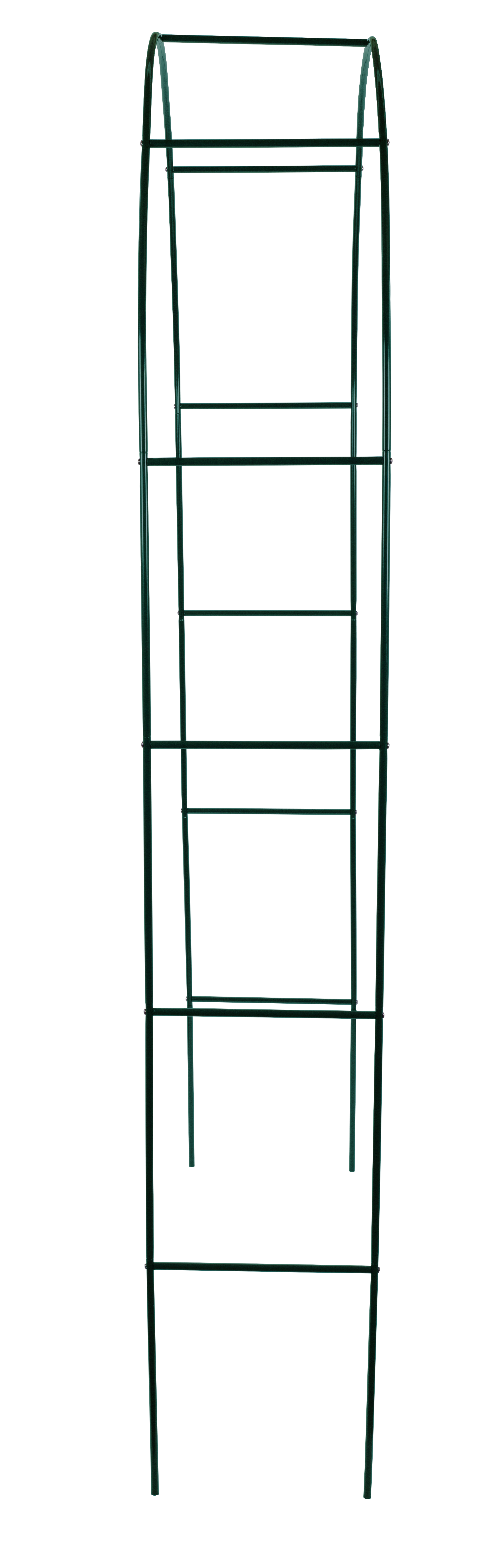 Pergola ogrodowa metalowa 140x37x240cm z łukiem DLH - 4