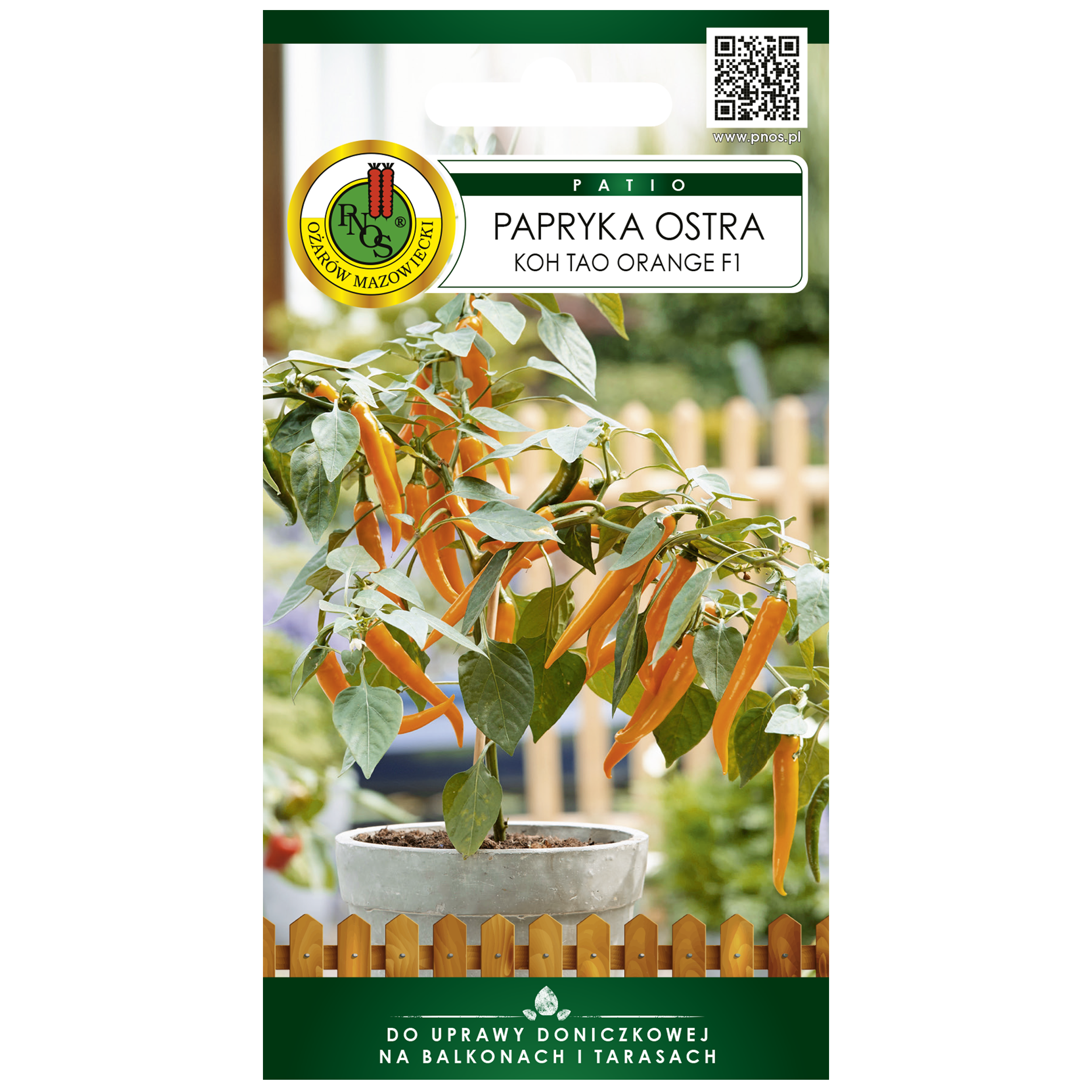 Papryka ostra Tao Orange nasiona 15szt. Pnos