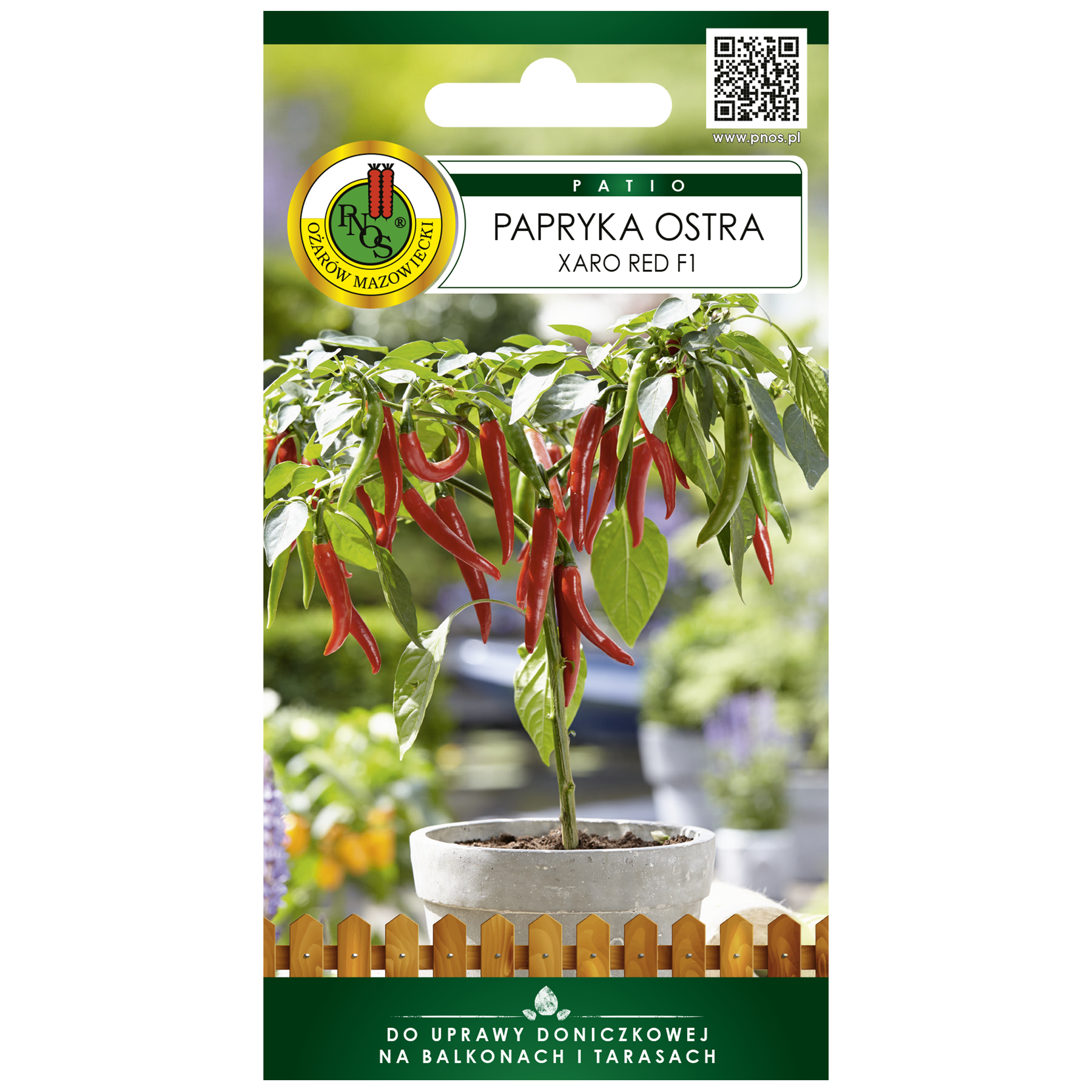 Papryka ostra Xaro Red nasiona 15szt. Pnos