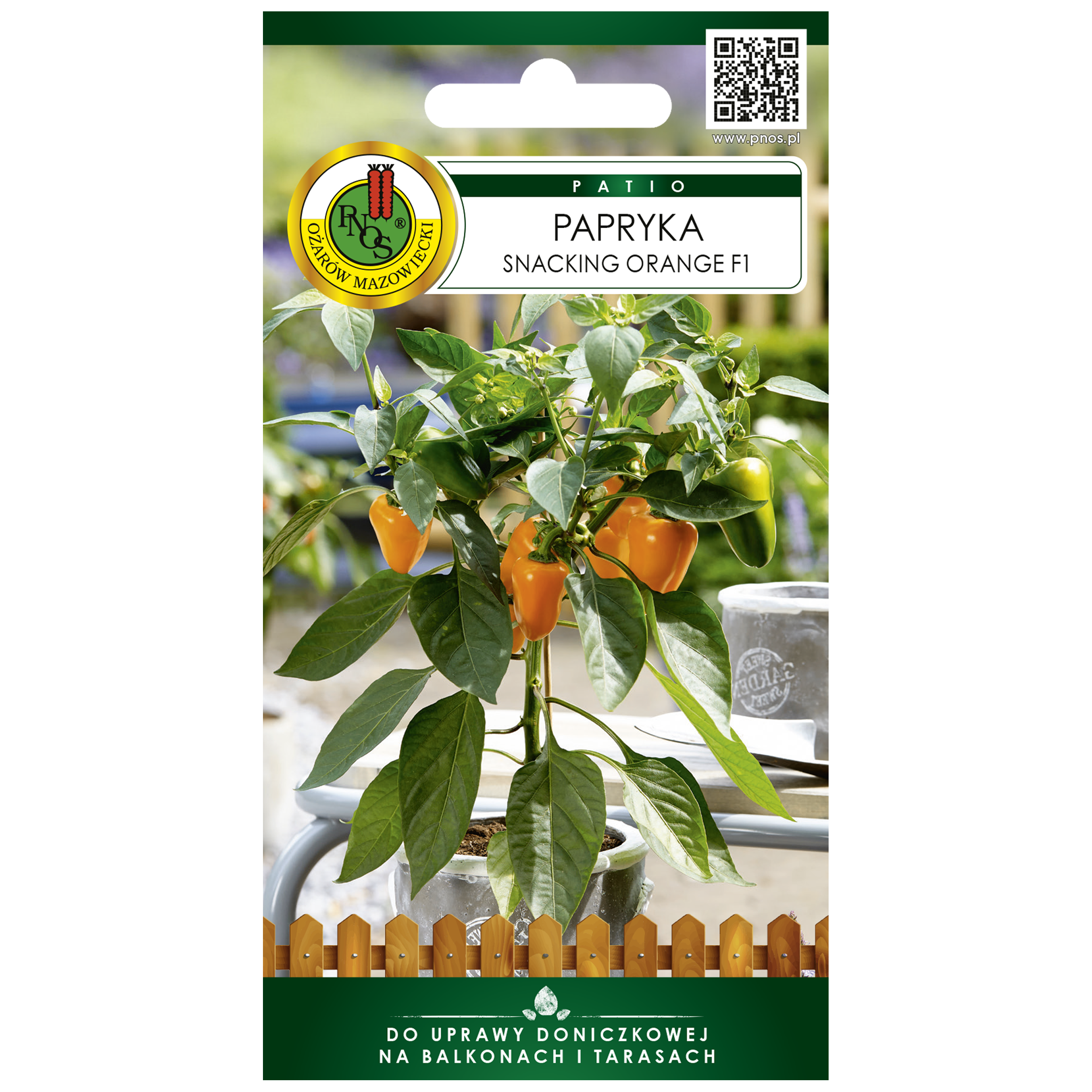 Papryka Snacking Orange nasiona 15szt. Pnos