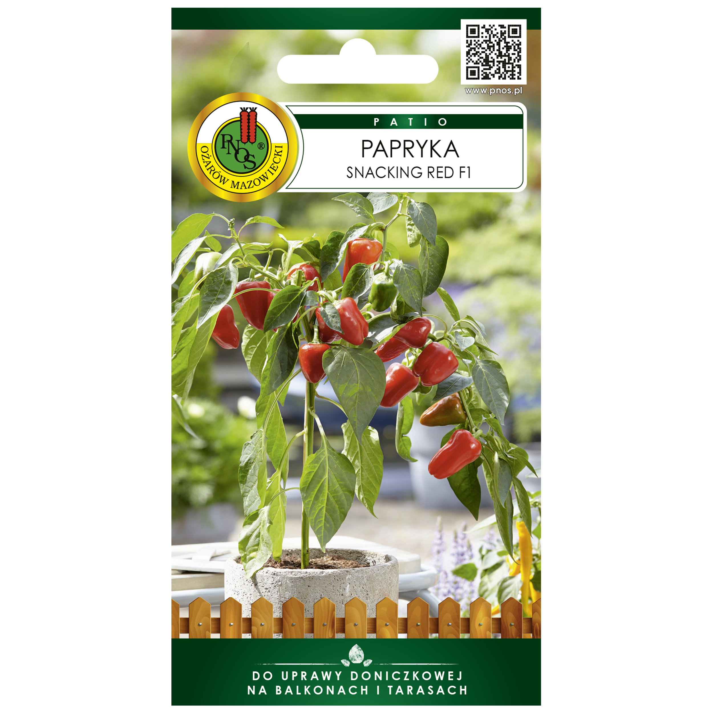 Papryka Snacking Red nasiona 15szt. Pnos