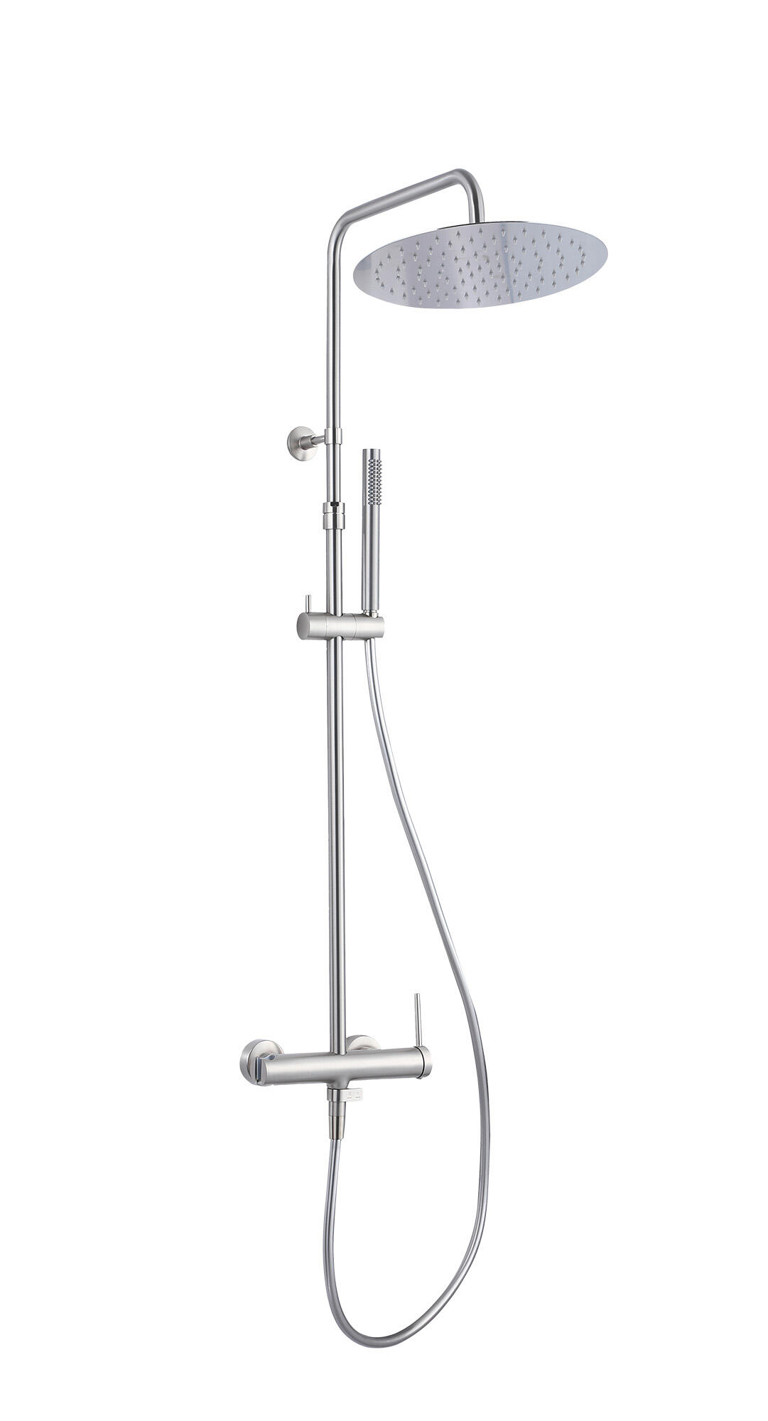Columna de ducha monomando ESSEBAGNO Envol  cepillado - 5