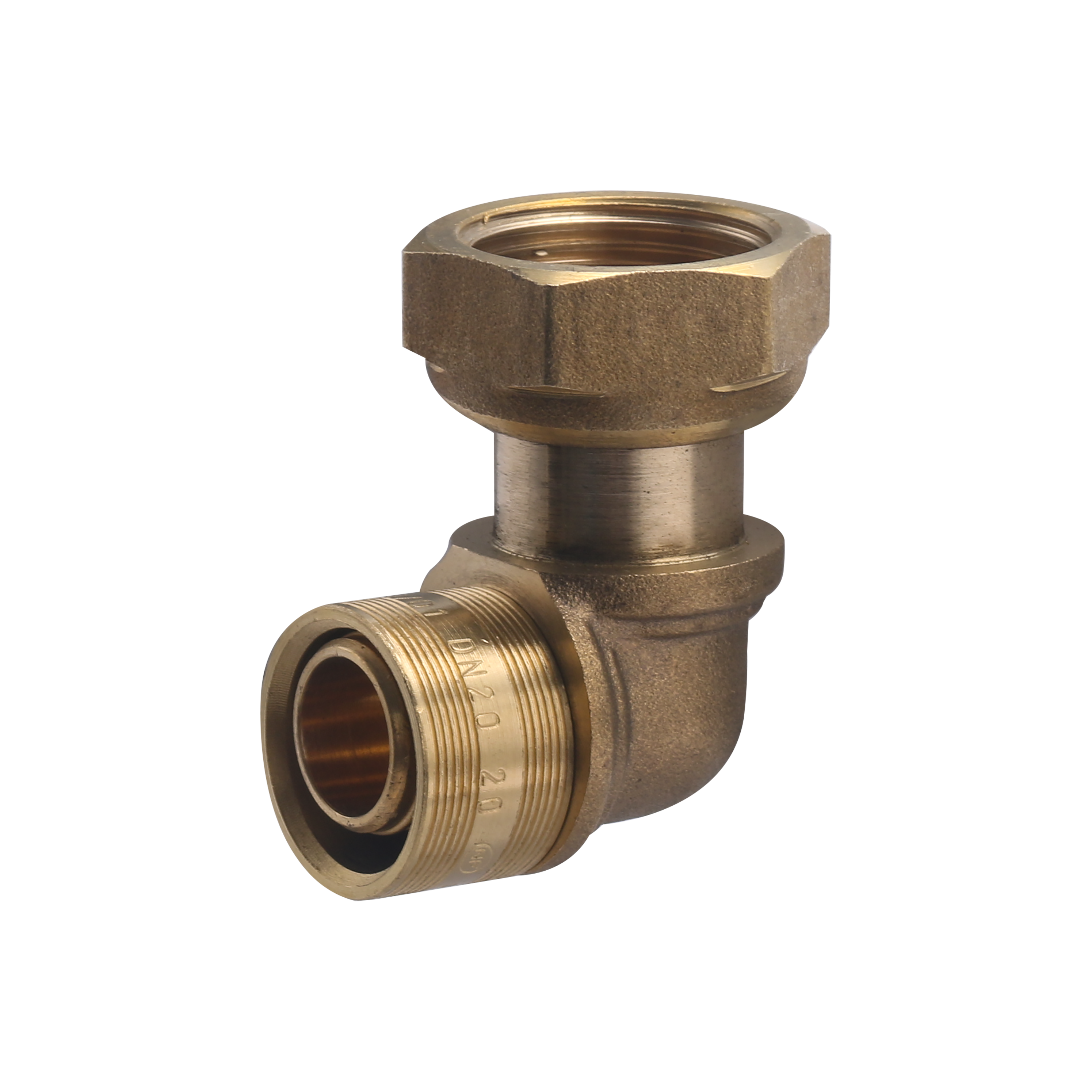 Coude pour tuyau PERT à glissement / à visserF D.20 x 3/4