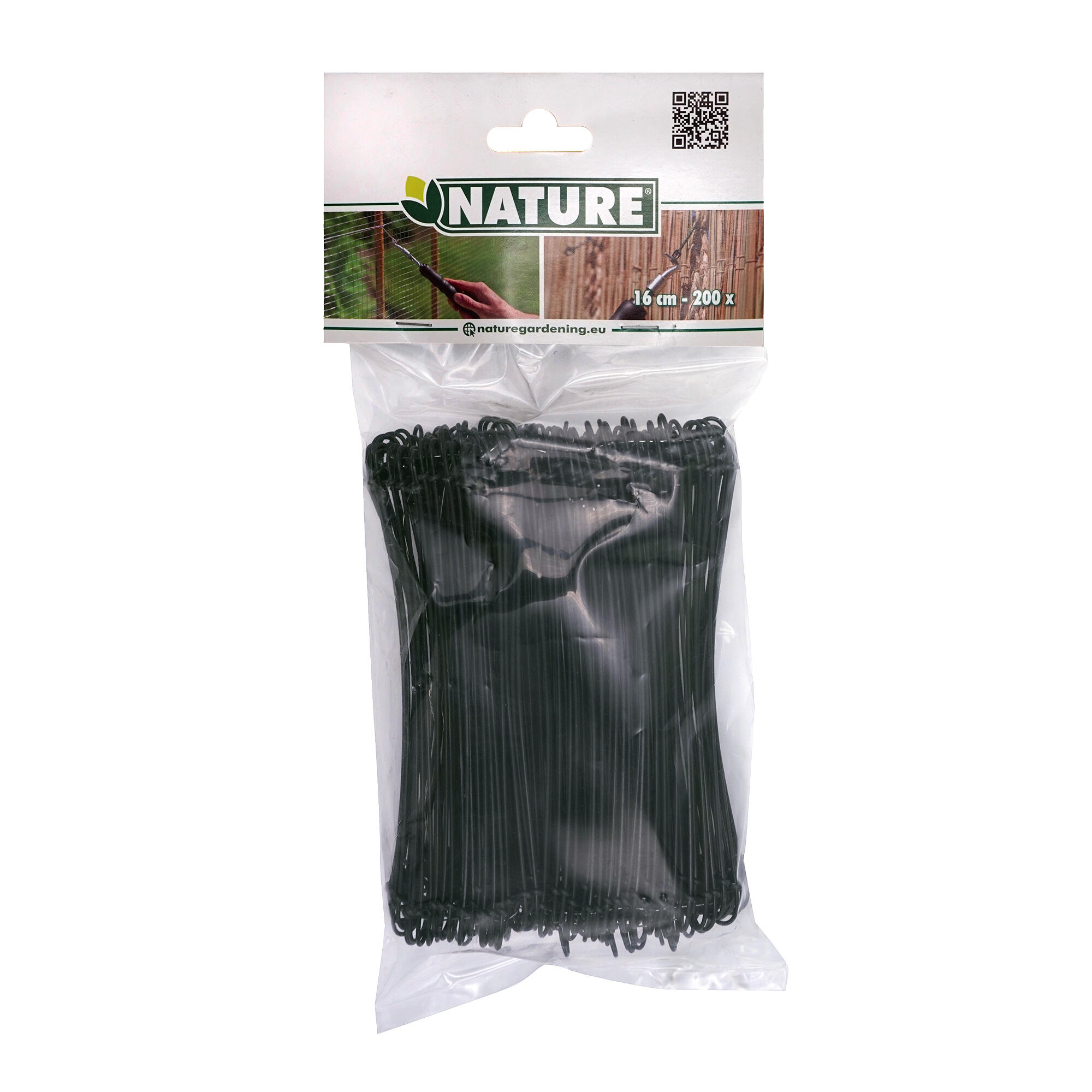 Lot de 200 liens plastifiés, vert pour lieur automatique, NATURE - 6